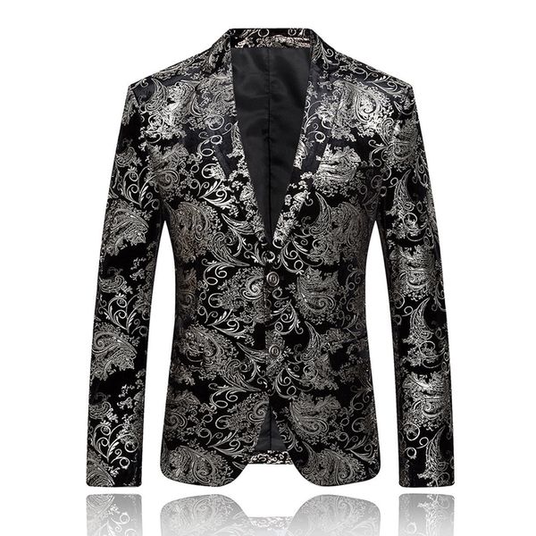 mens fashion gold stamping suit blazer dress formal vogue man luxury two button slim fitness suit jackets male, White;black
mens fashion gold stamping suit blazer dress formal vogue man luxury two button slim fitness suit jackets male, White;black