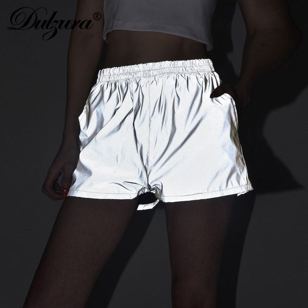 dulzura 2019 flash reflective women shorts streetwear festival party club casual gray active wear, White;black
dulzura 2019 flash reflective women shorts streetwear festival party club casual gray active wear, White;black