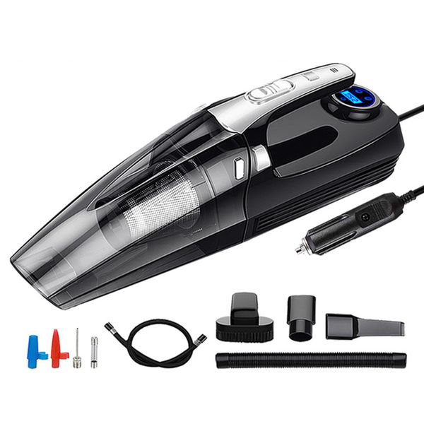 4 in 1 car portable wet/dry auto vacuum cleaner 12v 120w 4000mpa with smart digital tire inflator pump pressure gauge led light
4 in 1 car portable wet/dry auto vacuum cleaner 12v 120w 4000mpa with smart digital tire inflator pump pressure gauge led light