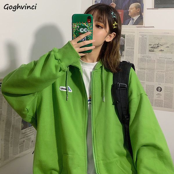women hoodies new sweet fashion female simple loose basic womens streetwear soft ulzzang hooded candy color ins zip-up, Black
women hoodies new sweet fashion female simple loose basic womens streetwear soft ulzzang hooded candy color ins zip-up, Black