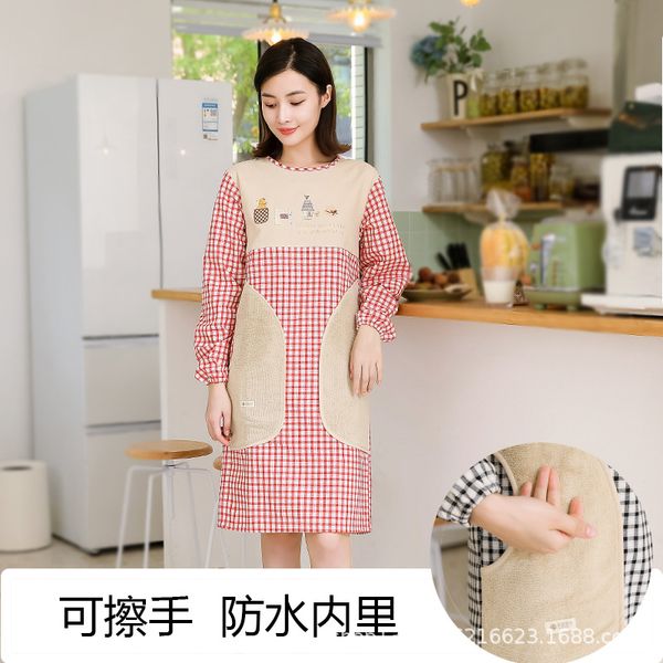 apron kitchen household waterproof oil fashion cute hand overalls anti dressing gowns womens custom
apron kitchen household waterproof oil fashion cute hand overalls anti dressing gowns womens custom