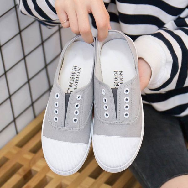 solid canvas slip-on white sneakers woman sports flats lazy casual shoes woman fashion flat with sneakers women running shoes, Black
solid canvas slip-on white sneakers woman sports flats lazy casual shoes woman fashion flat with sneakers women running shoes, Black