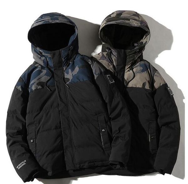 2020 winter thick warm hooded hooded cotton jacket new half-length camouflage trend cotton jacket men's casual down, Black
2020 winter thick warm hooded hooded cotton jacket new half-length camouflage trend cotton jacket men's casual down, Black