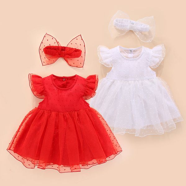 summer newborn princess style red white cotton lace dress wedding baptism clothes for baby birthday party t200706, Red;yellow
summer newborn princess style red white cotton lace dress wedding baptism clothes for baby birthday party t200706, Red;yellow