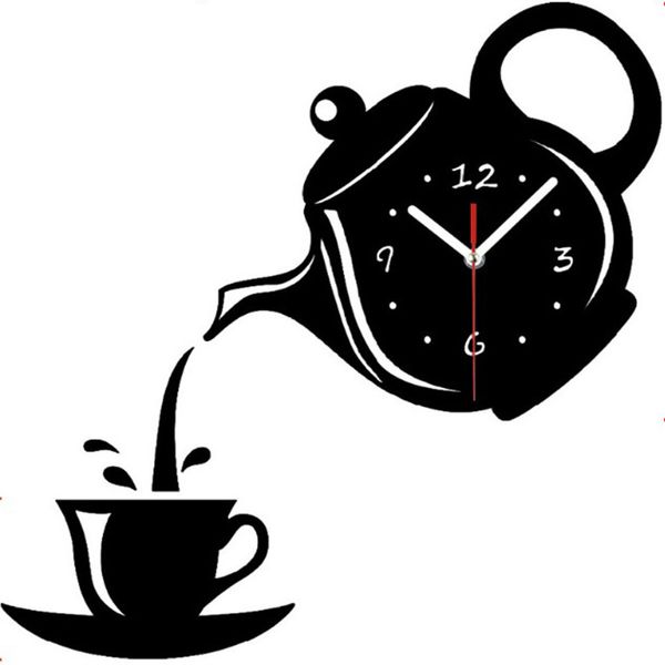 creative diy 3d wall clock acrylic coffee cup teapot decorative kitchen wall clocks living room dining room home decor clock
creative diy 3d wall clock acrylic coffee cup teapot decorative kitchen wall clocks living room dining room home decor clock