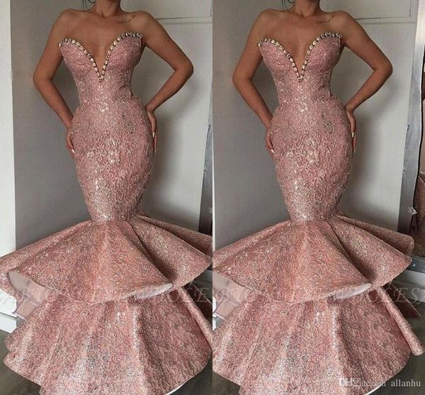 pink 2019 new designer mermaid prom dresses dubai arabic long sweetheart beads sashes formal dress evening party wear abendkleid, Black
pink 2019 new designer mermaid prom dresses dubai arabic long sweetheart beads sashes formal dress evening party wear abendkleid, Black