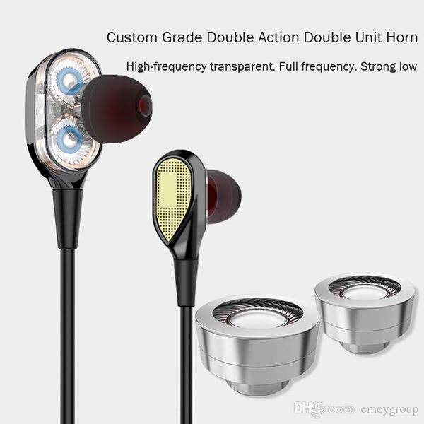 new s18 wired earphone high bass dual drive hifi sport headsets headphones in ear earphone for running with microphone
new s18 wired earphone high bass dual drive hifi sport headsets headphones in ear earphone for running with microphone