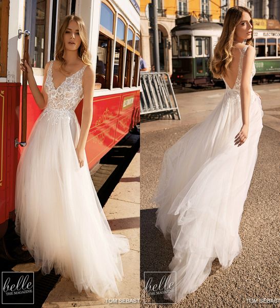 gali karten beach wedding dresses v neck a line lace appliques backless simple country wedding dress garden boho bridal gowns, White
gali karten beach wedding dresses v neck a line lace appliques backless simple country wedding dress garden boho bridal gowns, White