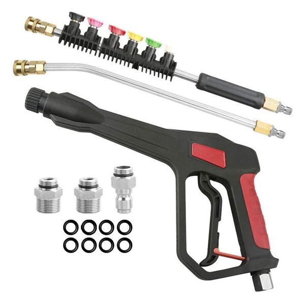 50 inch long high pressure washer, 14 inch 30 degree curved rod extension replacement wand lance,quick connect wand 6 color spra
50 inch long high pressure washer, 14 inch 30 degree curved rod extension replacement wand lance,quick connect wand 6 color spra