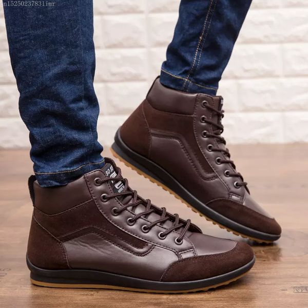 2020 new ankle boots winter shoes men boots lace up winter men sneakers male shoes 39 s plus size 45 46, Black
2020 new ankle boots winter shoes men boots lace up winter men sneakers male shoes 39 s plus size 45 46, Black