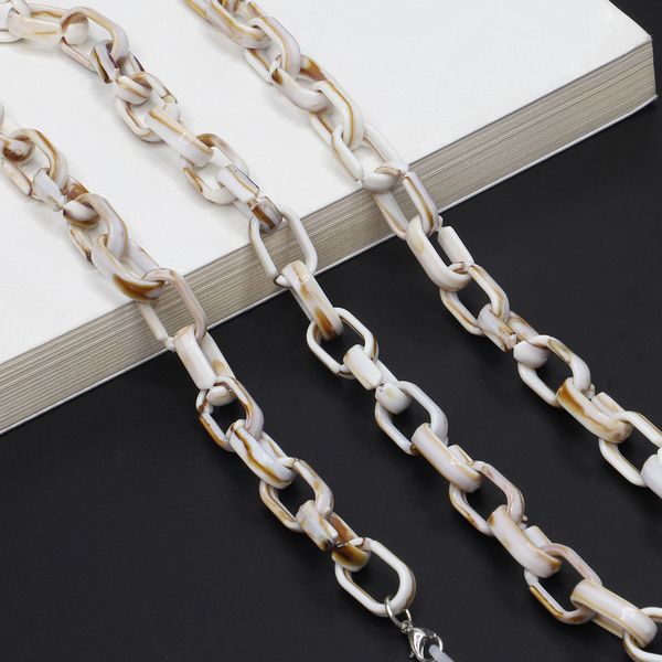 vintage glasses chain trendy green resin acrylic sunglasses lanyards reading glasses hanging neck chain eyeglasses strap unisex, Silver
vintage glasses chain trendy green resin acrylic sunglasses lanyards reading glasses hanging neck chain eyeglasses strap unisex, Silver