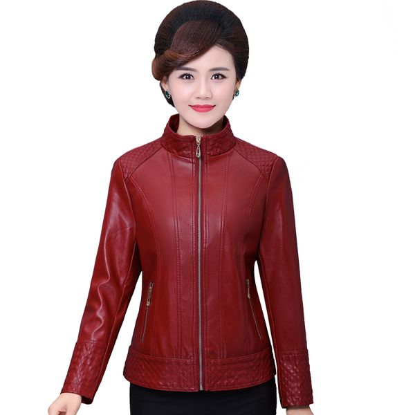 2019 new women's leather fashion plus size 5xl short jacket autumn zipper pocket loose pu leather jackets women's, Black
2019 new women's leather fashion plus size 5xl short jacket autumn zipper pocket loose pu leather jackets women's, Black