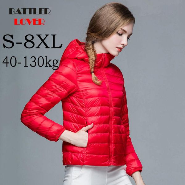 size s-8xl down jacket womens hooded ultra thin 90% ultra light duck down coat females winter solid portable warm jackets woman, Black
size s-8xl down jacket womens hooded ultra thin 90% ultra light duck down coat females winter solid portable warm jackets woman, Black