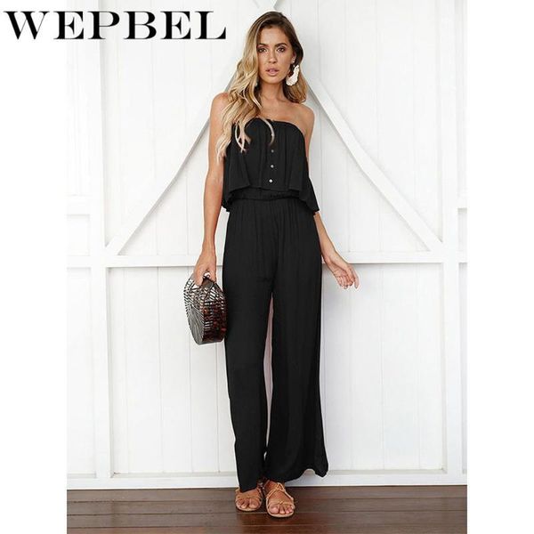 wepbel playsuit loose off shoulder women summer casual playsuit ladies solid plain soft long jumpsuit, Black;white
wepbel playsuit loose off shoulder women summer casual playsuit ladies solid plain soft long jumpsuit, Black;white