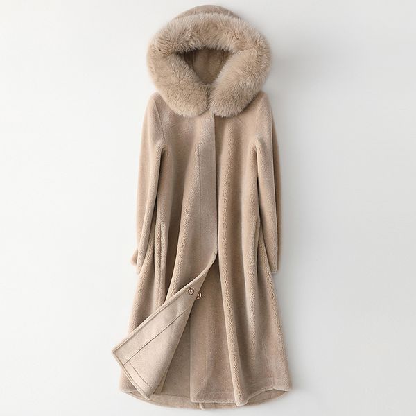 100% real wool fur coat winter clothes women fur collar woolen coats abrigos mujer invierno hq20-zzh168c lxr21, Black
100% real wool fur coat winter clothes women fur collar woolen coats abrigos mujer invierno hq20-zzh168c lxr21, Black