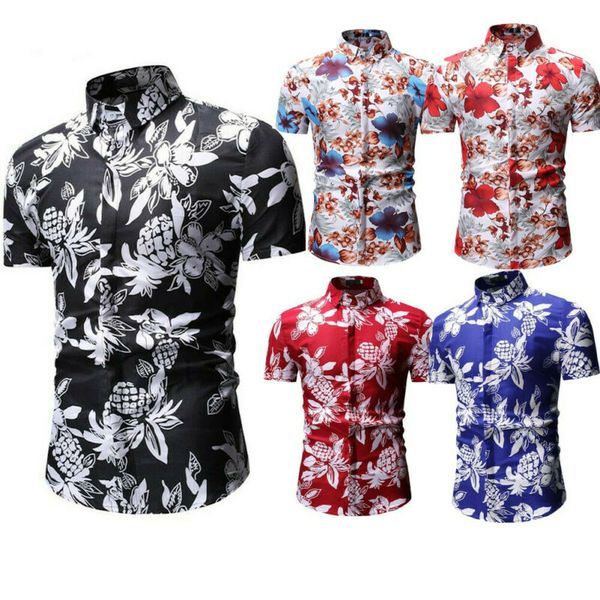 men print floral style summer hawaiian vacation casual short shirt print short sleeve shirt slim fit party short tee blouse, White;black
men print floral style summer hawaiian vacation casual short shirt print short sleeve shirt slim fit party short tee blouse, White;black