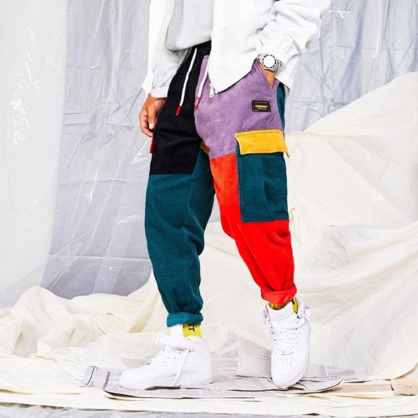zollrfea hip hip pants vintage color block patchwork corduroy cargo harem pant streetwear harajuku jogger cotton trousers cb0082, Black
zollrfea hip hip pants vintage color block patchwork corduroy cargo harem pant streetwear harajuku jogger cotton trousers cb0082, Black