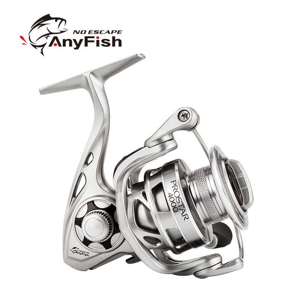 anyfish prostar spinning fishing reel 1000 2000 3000 4000 model 9+1bb gear ratio 5.2:1 max drag 6kg spinning wheel pesca tools
anyfish prostar spinning fishing reel 1000 2000 3000 4000 model 9+1bb gear ratio 5.2:1 max drag 6kg spinning wheel pesca tools