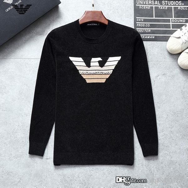 new arrival mens designer sweater striped round neck sweater men and women couple pullover luxury designer brand mens sweatshirt, White;black
new arrival mens designer sweater striped round neck sweater men and women couple pullover luxury designer brand mens sweatshirt, White;black