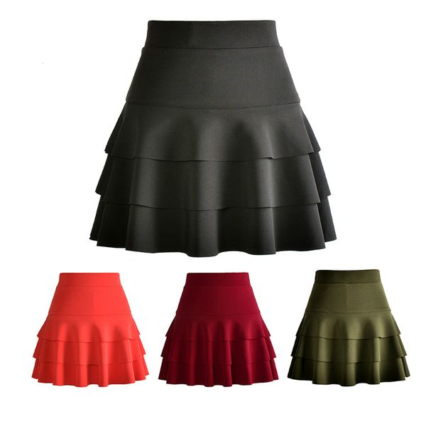 high waist three floors ruffles women skirt elastic waist thicken large size a-line uniform perform dance women pleated skirt, Black
high waist three floors ruffles women skirt elastic waist thicken large size a-line uniform perform dance women pleated skirt, Black