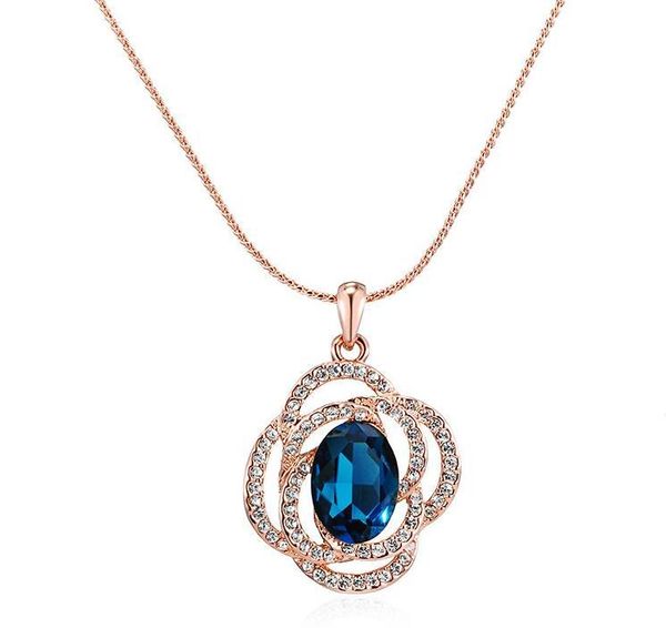 fashion jewelry rose crystal necklace pendant custom necklace women gift, Golden;silver
fashion jewelry rose crystal necklace pendant custom necklace women gift, Golden;silver