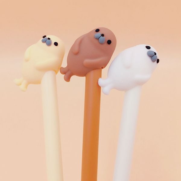 1pcs cute cartoon sea lion animal gel pen 0.5 mm black ink signature pen escolar papelaria school office supply color random
1pcs cute cartoon sea lion animal gel pen 0.5 mm black ink signature pen escolar papelaria school office supply color random