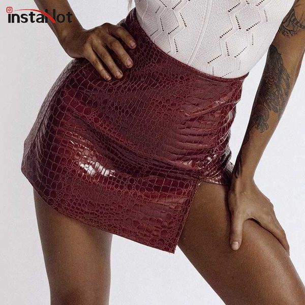 instahot мода щелевая хем sexy кожезаменитель мини юбки женщин высокой талией юбка-карандаш дамы вскользь офис лето поддельный alligator, Black
instahot мода щелевая хем sexy кожезаменитель мини юбки женщин высокой талией юбка-карандаш дамы вскользь офис лето поддельный alligator, Black