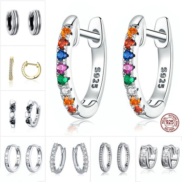 bisaer 925 sterling silver cubic zircon round circle crystal women korean hoop earrings for women fashion women earrings brincos, Golden
bisaer 925 sterling silver cubic zircon round circle crystal women korean hoop earrings for women fashion women earrings brincos, Golden