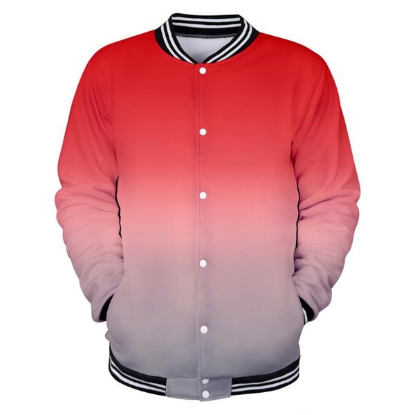 2020 men's baseball uniform, gradient printed baseball jacket, fashionable color, popular jacket, youth new hip-hop top, Black;brown
2020 men's baseball uniform, gradient printed baseball jacket, fashionable color, popular jacket, youth new hip-hop top, Black;brown