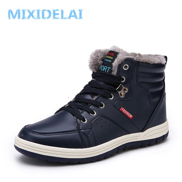 mixidelai 2019 fashion men winter snow boots keep warm boots plush ankle boot snow work shoes casual men's snow boots size 39-48 mx1908, Black
mixidelai 2019 fashion men winter snow boots keep warm boots plush ankle boot snow work shoes casual men's snow boots size 39-48 mx1908, Black