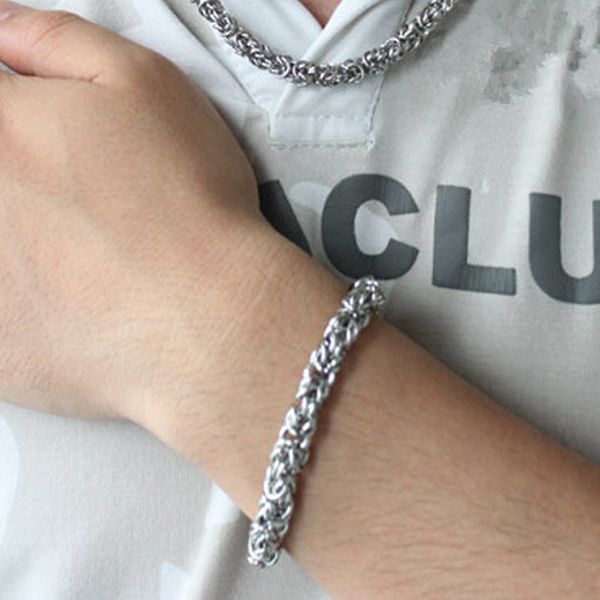mens bracelets stainless steel chain on hand charm large bracelet silver hip hop punk friendship bracelet jewelry gifts for male, Black
mens bracelets stainless steel chain on hand charm large bracelet silver hip hop punk friendship bracelet jewelry gifts for male, Black