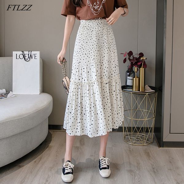 skirts ftlzz casual women a-line long polka dot skirt summer holiday chiffon pleated ladies loose fit black
skirts ftlzz casual women a-line long polka dot skirt summer holiday chiffon pleated ladies loose fit black