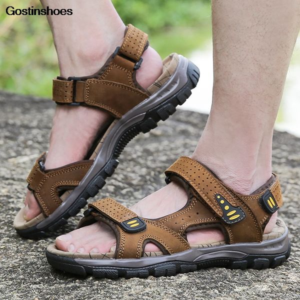 sandals zapatos hombre sandles mens genuine leather quality shoes full grain beach casual sandalias de playa men, Black
sandals zapatos hombre sandles mens genuine leather quality shoes full grain beach casual sandalias de playa men, Black