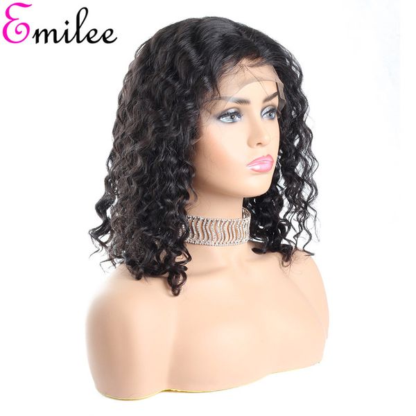 emilee short bob wigs half lace front indian human remy hair bob wigs for black women deep wave short wigs 14 inch, Black;brown
emilee short bob wigs half lace front indian human remy hair bob wigs for black women deep wave short wigs 14 inch, Black;brown