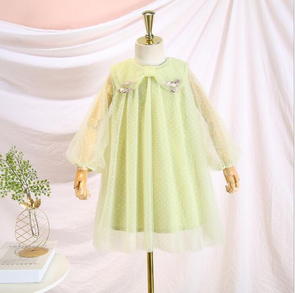 2020 spring fairy dot mesh sequined dress for girls princess, children fashion sweet dress 5 pcs/lot, wholesale, Red;yellow
2020 spring fairy dot mesh sequined dress for girls princess, children fashion sweet dress 5 pcs/lot, wholesale, Red;yellow