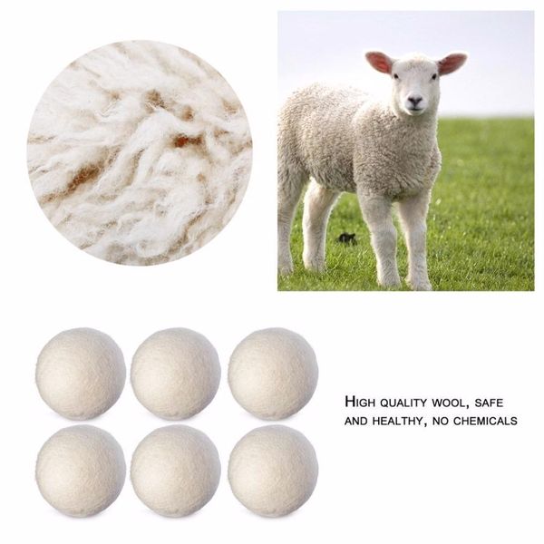 6pcs laundry clean ball reusable natural organic laundry fabric softener ball premium organic wool dryer balls home washing
6pcs laundry clean ball reusable natural organic laundry fabric softener ball premium organic wool dryer balls home washing