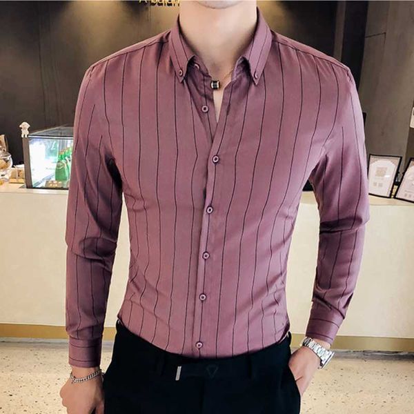 2020 new spring and autumn style man shirt turn-down collar long-sleeved shirt men casual stripe camisa -3xl, White;black
2020 new spring and autumn style man shirt turn-down collar long-sleeved shirt men casual stripe camisa -3xl, White;black