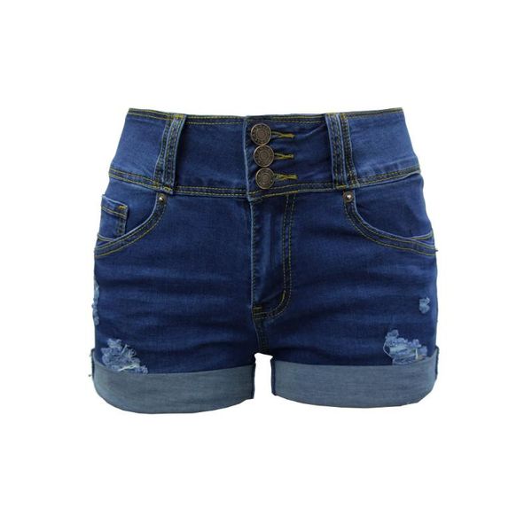 women's shorts cotton denim blue female color s xxl size cowboy holes trend tight with button for women, White;black
women's shorts cotton denim blue female color s xxl size cowboy holes trend tight with button for women, White;black