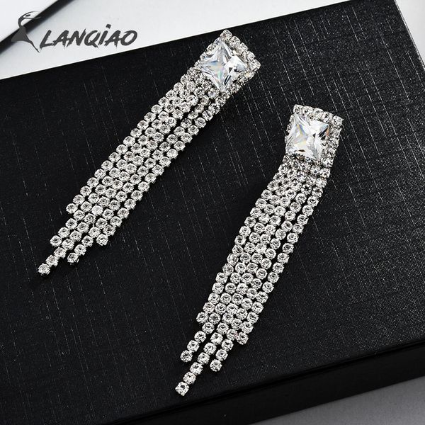 tassel long style white full crystal dangle earrings fashion flash for women drop earrings wedding jewelry gift ing, Silver
tassel long style white full crystal dangle earrings fashion flash for women drop earrings wedding jewelry gift ing, Silver
