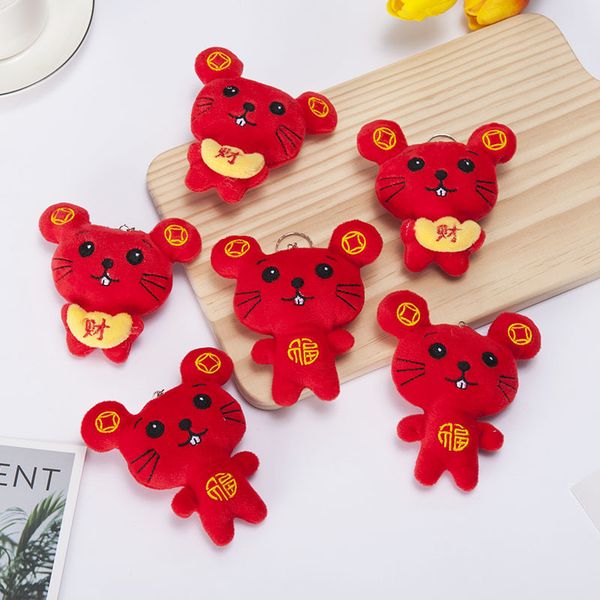 cute mouse key chain traditional new year gift bag pendant soft pendant doll cloth art plush toy auspicious year of the rat
cute mouse key chain traditional new year gift bag pendant soft pendant doll cloth art plush toy auspicious year of the rat