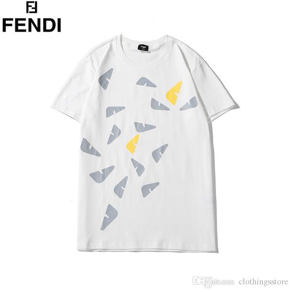 fends italian brand t-shirt mens designer t-shirt luxury casual short-sleeved boutique little monster eyes print t-shirt wild sports t shirt, White;black
fends italian brand t-shirt mens designer t-shirt luxury casual short-sleeved boutique little monster eyes print t-shirt wild sports t shirt, White;black