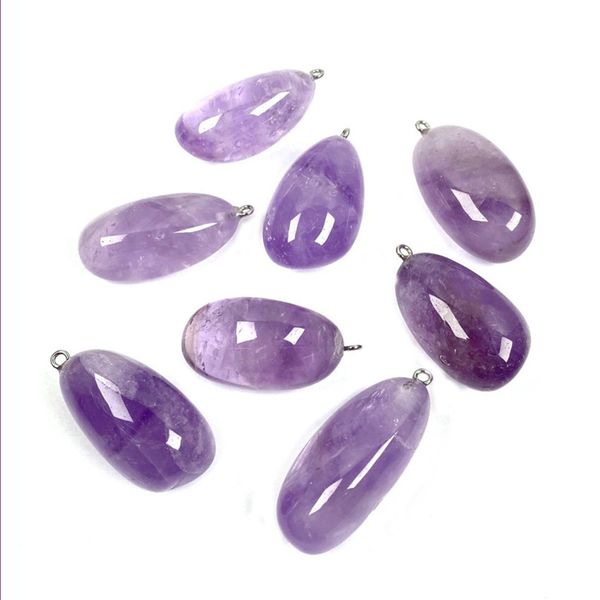 wholesale 10 pcs silver plated irregular shape natural purple amethyst stone pendant for gift fashion jewelry
wholesale 10 pcs silver plated irregular shape natural purple amethyst stone pendant for gift fashion jewelry