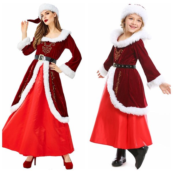 parent-child costume christmas cosplay costumes red xmas eve party long sleeve family group role play carnival festival disfraz, Silver
parent-child costume christmas cosplay costumes red xmas eve party long sleeve family group role play carnival festival disfraz, Silver