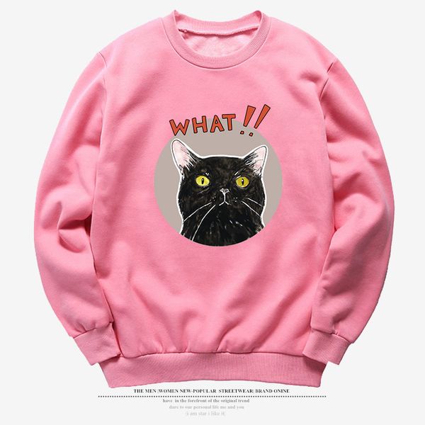 2019 new fashion men women hoodies cotton long sleeve o-neck sweatshirts streetwear winter thick warm cat printing pullover, Black
2019 new fashion men women hoodies cotton long sleeve o-neck sweatshirts streetwear winter thick warm cat printing pullover, Black