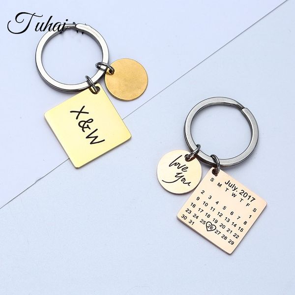 personalized custom engraved calendar keychain hand carved date key chain ring for lovers friends gift diy private keyring, Silver
personalized custom engraved calendar keychain hand carved date key chain ring for lovers friends gift diy private keyring, Silver