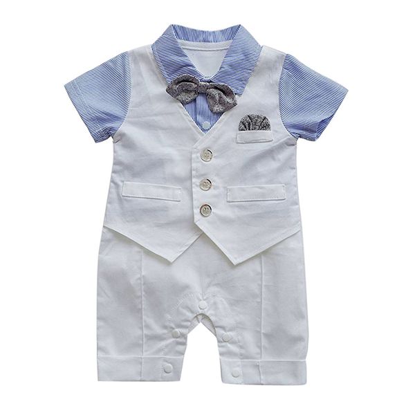 infant baby boys gentleman waistcoat bowtie baby boy clothes summer tuxedo jumpsuit romper outfits jan23, White
infant baby boys gentleman waistcoat bowtie baby boy clothes summer tuxedo jumpsuit romper outfits jan23, White