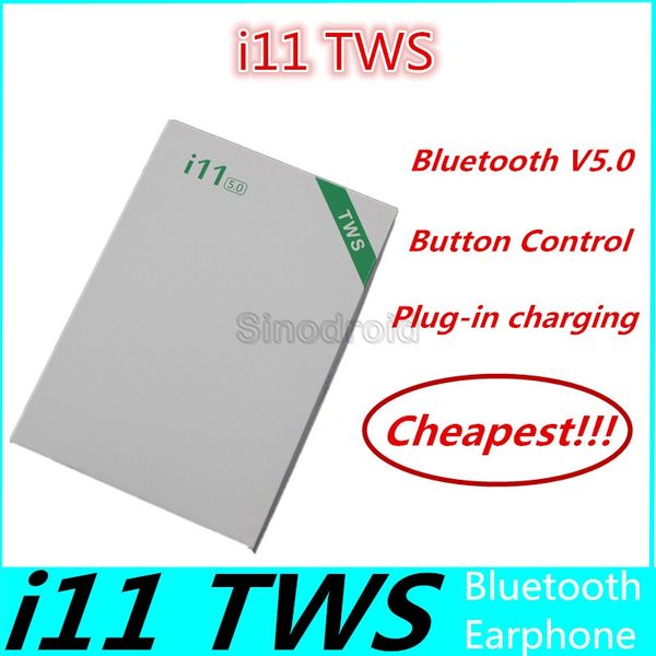 i11 tws wireless bluetooth headphones earbuds with mic twins mini earbuds for iphone x ios android i11 5.0 botton control earpieces
i11 tws wireless bluetooth headphones earbuds with mic twins mini earbuds for iphone x ios android i11 5.0 botton control earpieces
