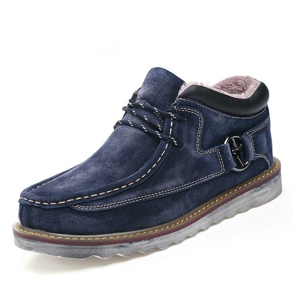 outdoor warm men winter boots quality nubuck leather snow boots fur plush shoes for men lace up shoes plus size 38-45, Black
outdoor warm men winter boots quality nubuck leather snow boots fur plush shoes for men lace up shoes plus size 38-45, Black