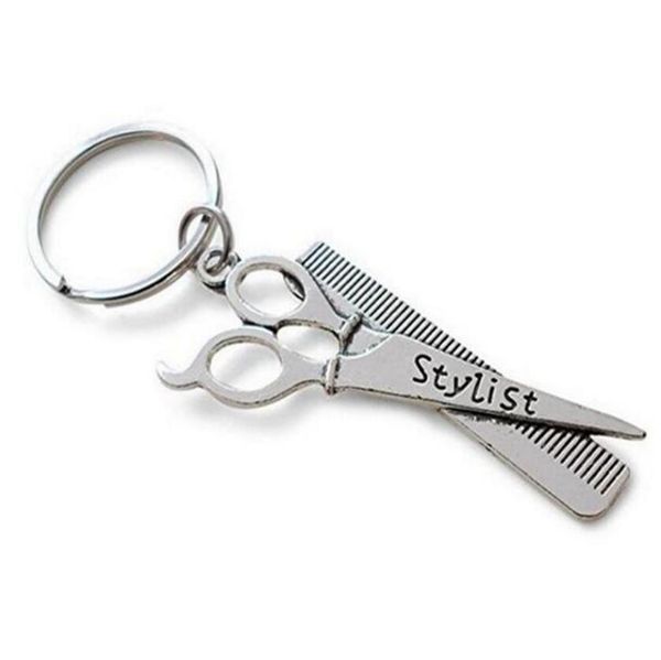 new style ancient silver hairdresser hair stylist scissors comb stylist charm keychain designer keyring keychain woman jewelry holiday gifts, Slivery;golden
new style ancient silver hairdresser hair stylist scissors comb stylist charm keychain designer keyring keychain woman jewelry holiday gifts, Slivery;golden