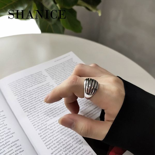 shanice 925 sterling silver open ring for women adjustable ins vintage geometric silver stripes female cool punk jewelry gift
shanice 925 sterling silver open ring for women adjustable ins vintage geometric silver stripes female cool punk jewelry gift